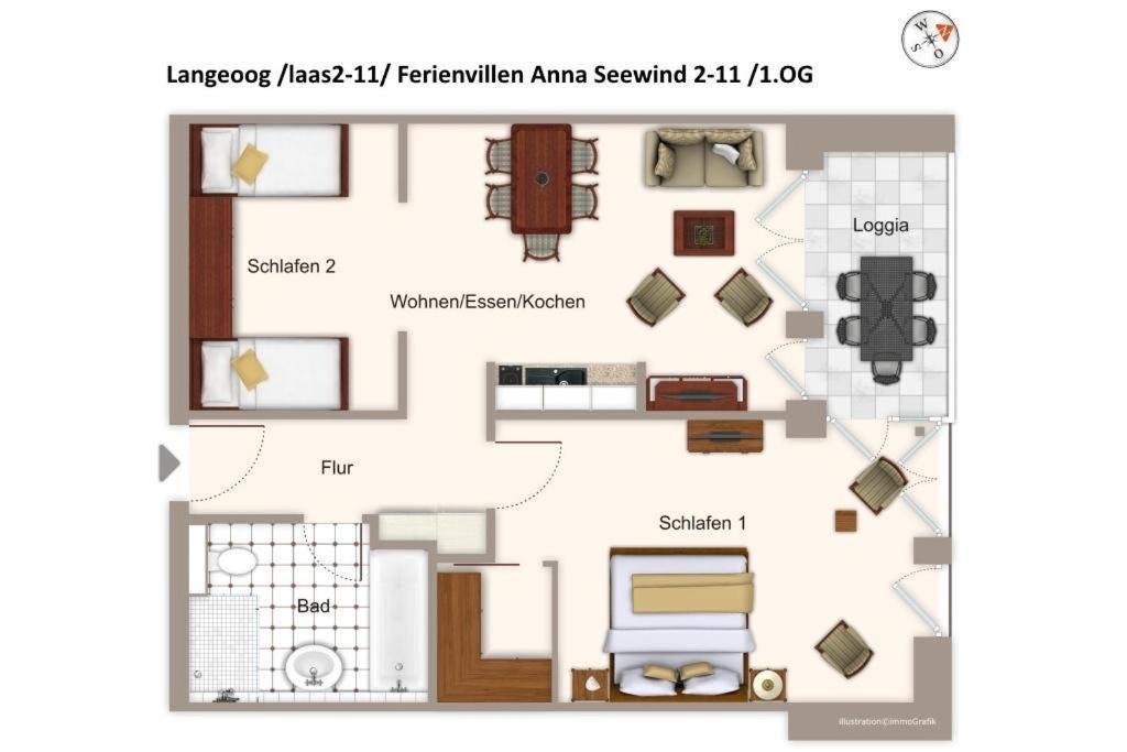 Apartmentvilla Anna See Apartmentvilla Anna See 2-11 Langeoog Zewnętrze zdjęcie